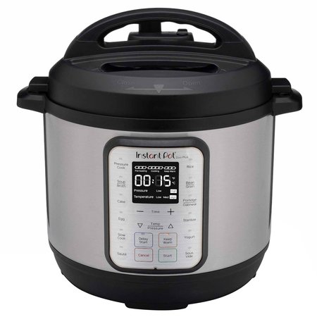 Instant Pot Duo Plus Stainless Steel Pressure Cooker 6 qt Black/Silver 112-0156-01